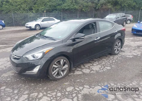 2015 Hyundai Elantra Limited из США, поврежденный, VIN 5NPDH4AE2FH577023
